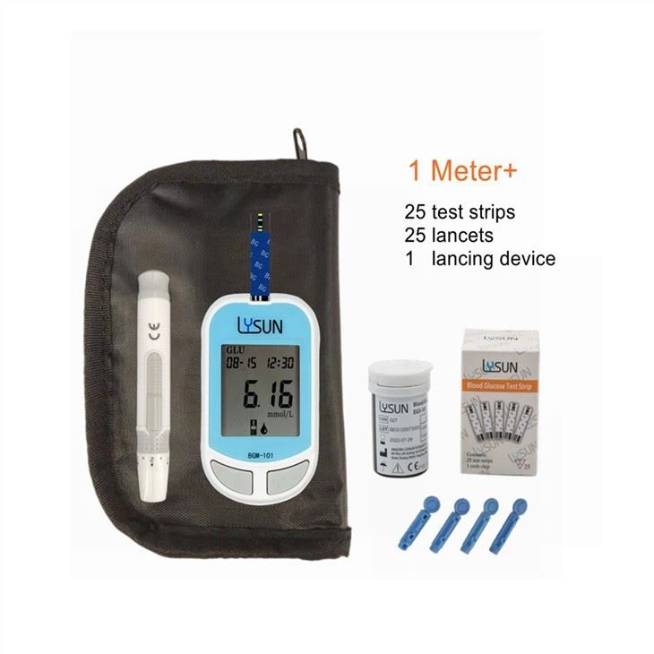 Medical Home Electric Glucometro Diabetic Blood Glucose Meter Monitors