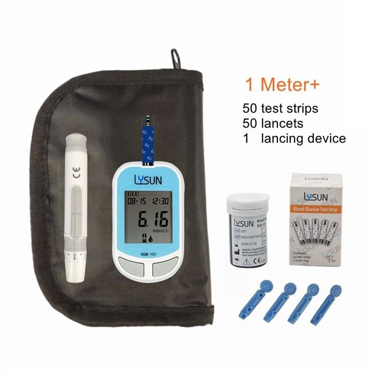 Medical Home Electric Glucometro Diabetic Blood Glucose Meter Monitors