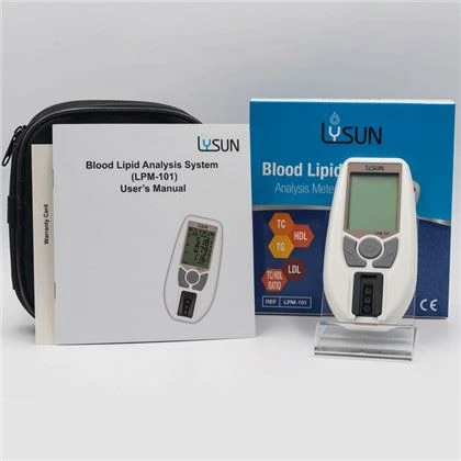 Medidor Inteligente de Análise de Lipídios para Cuidados de Saúde Teste de Colesterol
