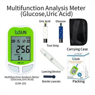 Modelo Inteligente Medidor de Análise Multifuncional Glicose Ácido Úrico