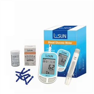 Lysun Wholesale Medidor de Glicose no Sangue Glucometro Monitoramento de Açúcar no Sangue