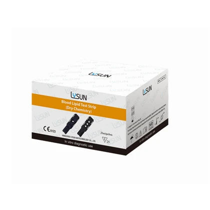 Tira de teste de lipídios no sangue 3 em 1 para teste rápido LPM-101/LPM-102