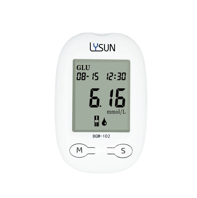 BGM-102 Máquina de açúcar no sangue Medidor de glicose no sangue Máquina de teste de diabetes