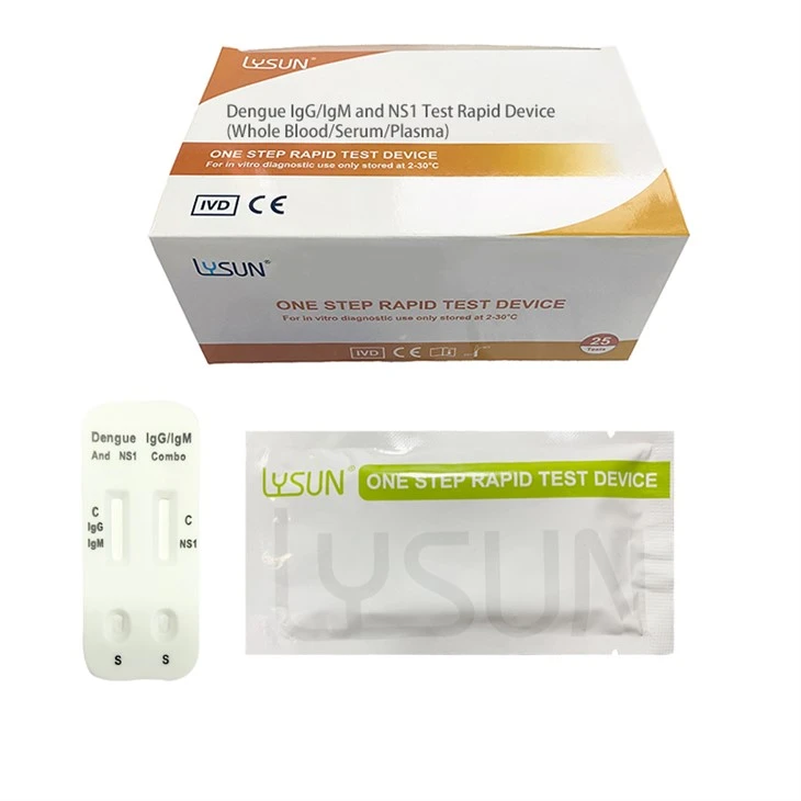 Dengue IgG/IgM e precisão alta do OEM rápido do diagnóstico NS1