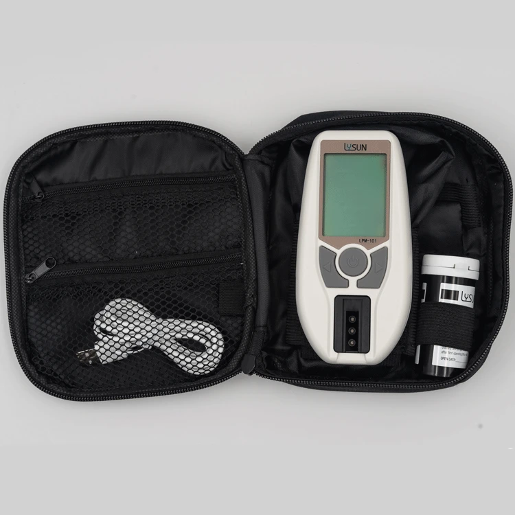 LPM -101 HDL LDL Triglicerídeo colesterol kit de teste portátil Lipid Perfil Analyzer 5 em 1 Medidor de colesterol lipídico