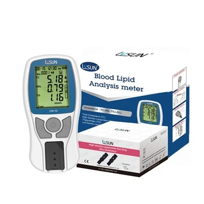 Medidor de teste de colesterol triglicerídeos/lipoproteína de alta densidade/teste de colesterol total