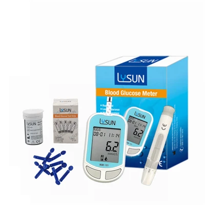 Medidor de Glicemia LYSUN Monitor de Glicemia Teste de Diabetes em Casa